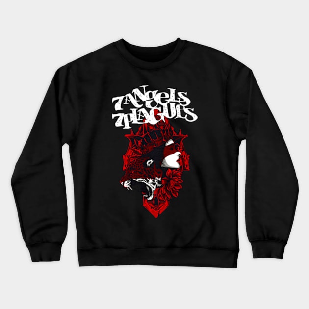 post-hardcore 7 Angels 7 Plagues Crewneck Sweatshirt by IsrraelBonz